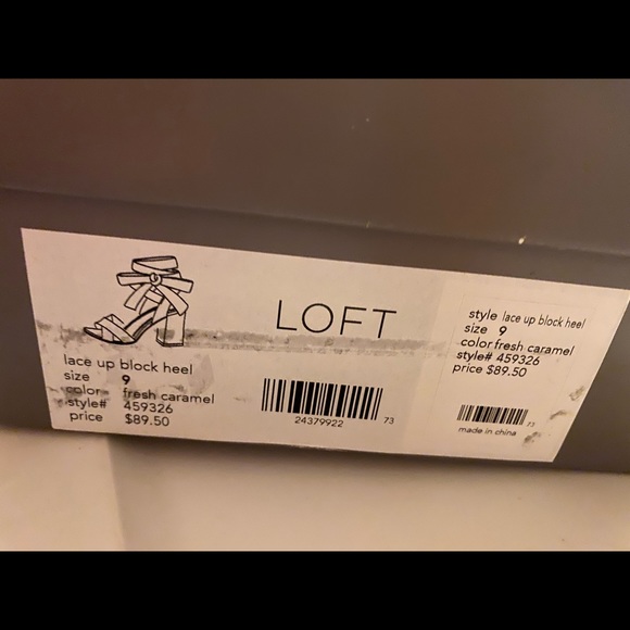 Loft lace up block heels - Picture 3 of 3